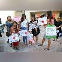 מחאות ההורים נגד אלימות בגני ילדים, השבוע. | לירון מולדובן