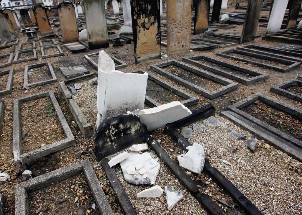 בית קברות יהודי בלונדון, שחולל. | גטי אימג'ס
