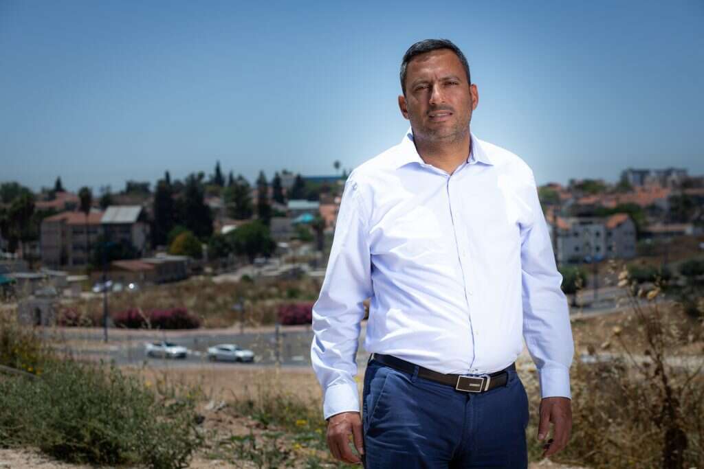 ראש עיריית שדרות אלון דוידי. | אריק סולטן