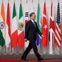 נשיא דרום קוריאה מון ג'יאה-אין. | AFP