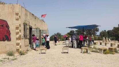 גלריית הבית הלבן בניר־עוז. | מתוך דף הפייסבוק של הגלריה