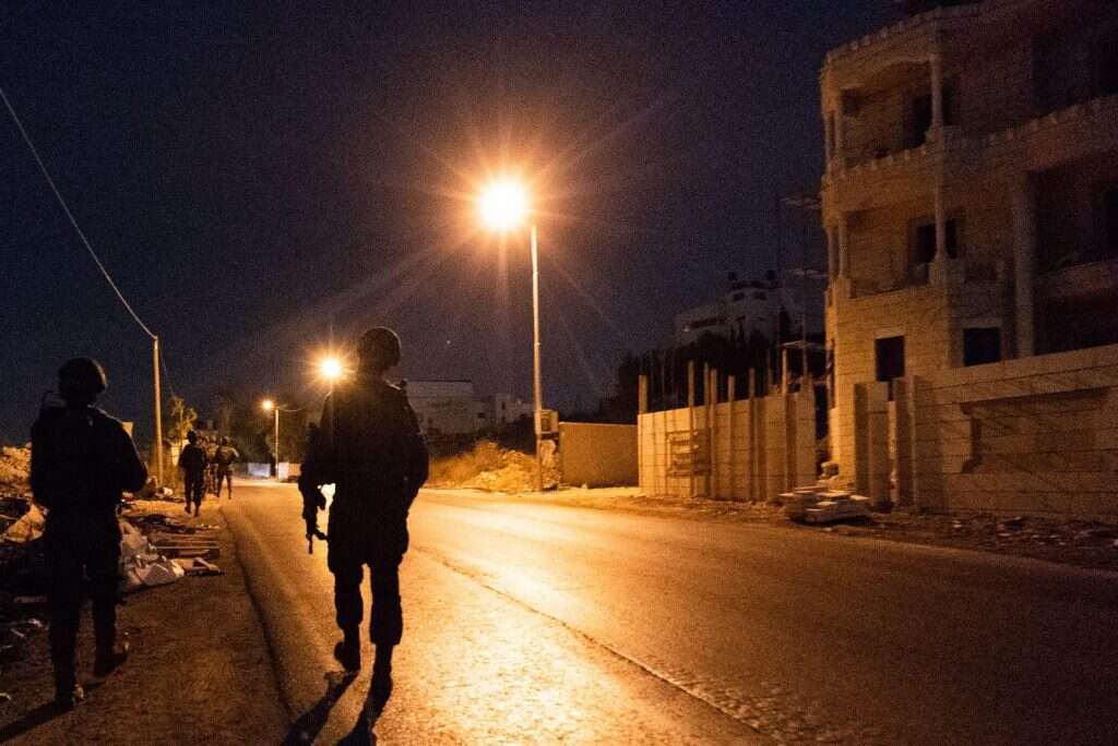 המבצע לחשיפת הציר העברת כספי טרור, אמש. | דובר צה"ל