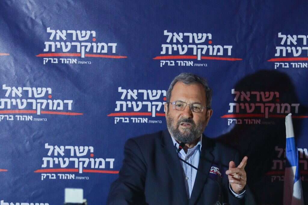 ברק במסיבת עיתונאים, השבוע. | הדס פרוש, פלאש 90