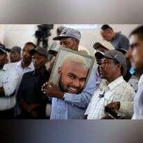 הלווייתו של סלומון טקה. | EPA הלווייתו של סלומון טקה. | EPA