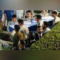 הלווייתו של זכריה באומל ז"ל בהר הרצל, אפריל 2019. | אורן בן חקון