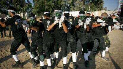 צעירים פלסטינים במחנות הקיץ של חמאס. | Abed Rahim Khatib, פלאש 90