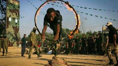 צעירים פלסטינים במחנות הקיץ של חמאס. | Abed Rahim Khatib, פלאש 90