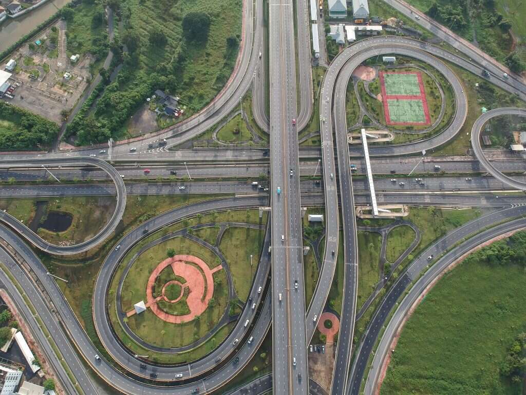 רשת כבישים. | שאטרסטוק