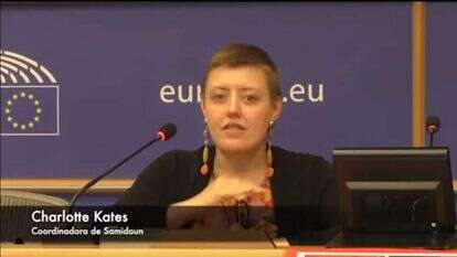 שרלוט קייטס בפרלמנט האירופי. | מסך מיוטיוב