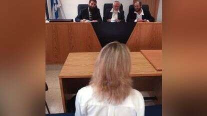בית הדין הרבני בירושלים, 2003. למצולמים אין קשר לכתבה. | פלאש 90