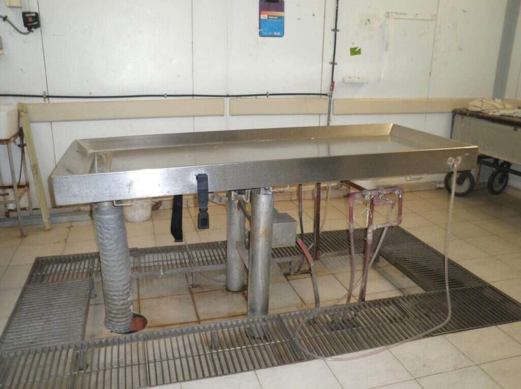 לא גופה ולא חתיכת בשר, אלא נשמה שמרחפת. חדר טהרה בבית העלמין ירקון. | אריאל פלמון