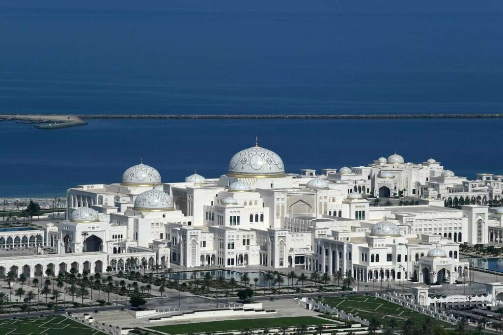 אם יש פחד, הוא קיים רק בראש. ארמון הנשיאות באבו-דאבי. | AFP