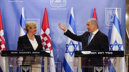 בנימין נתניהו וקולינדה גרבר־קיטרוביץ',בירושלים. | AFP