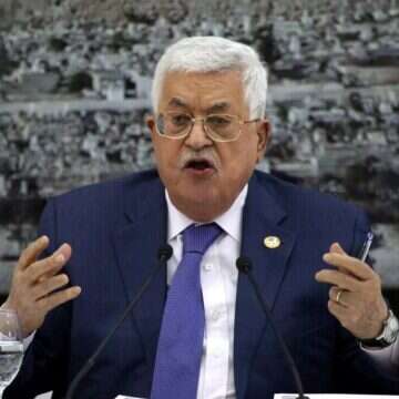 יו"ר הרשות הפלסטינית אבו מאזן. | EPA יו"ר הרשות הפלסטינית אבו מאזן. | EPA