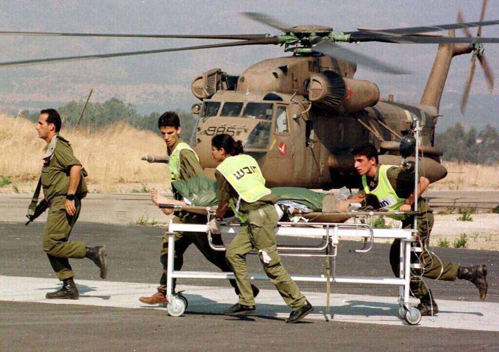 פינוי פצועים, אילוסטרציה. | רויטרס