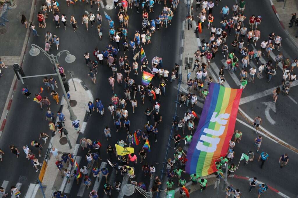 "לא צריך היה לצעוד שם". מצעד הגאווה בירושלים, 2019. | EPA
