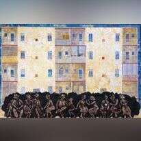 כשדמות רבנית נתפסת בקלקלתה, כוחות התנגדות פועלים בניסיון למזער את חומרת האירוע ולצמצמו. ציור: חנן מזל, כאילו כלום לא קרה, 2019 . מתוך התערוכה "קול האות" המוצגת ברובע האמנים, חוצות היוצר, ירושלים