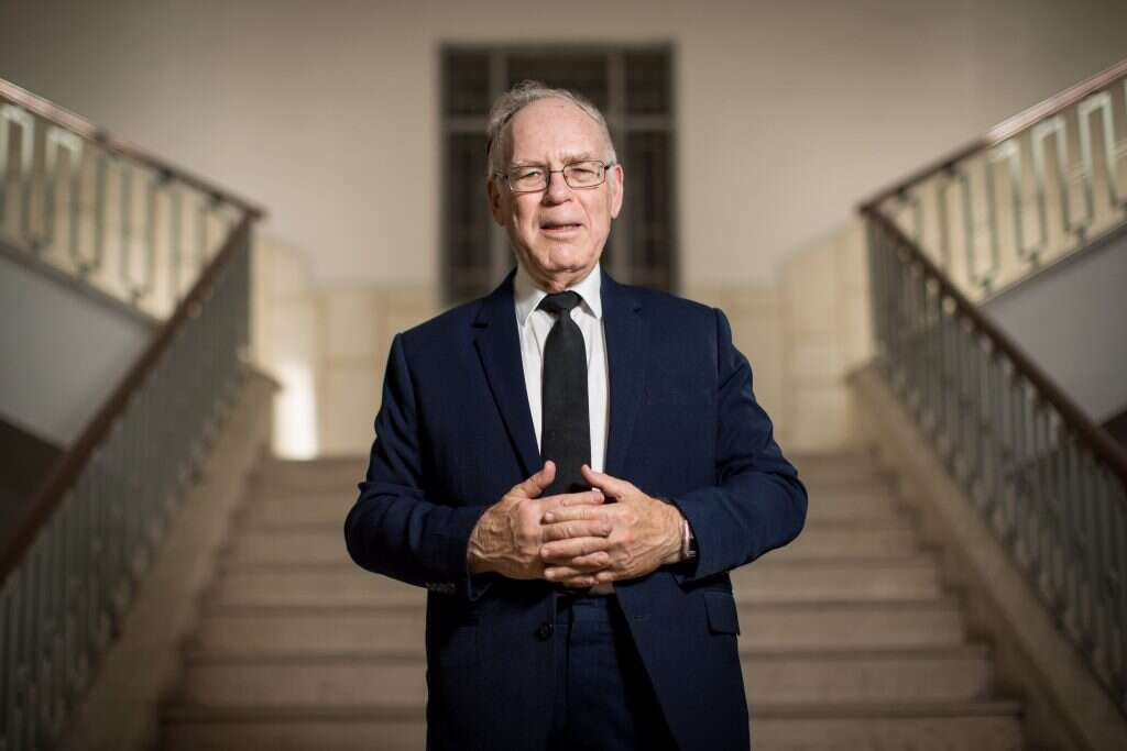 השופט בדימוס משה דרורי. | יונתן זינדל, פלאש 90