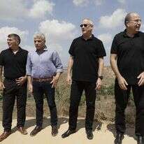 ראשי כחול-לבן: בוגי יעלון, בני גנץ, יאיר לפיד וגבי אשכנזי, השבוע. | יהודה פרץ ראשי כחול-לבן: בוגי יעלון, בני גנץ, יאיר לפיד וגבי אשכנזי, השבוע. | יהודה פרץ