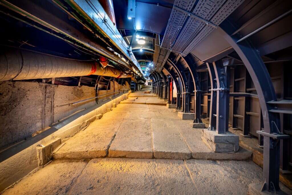 הרחוב המדורג המתוארך לימי בית שני. | קובי הראתי, עיר דוד