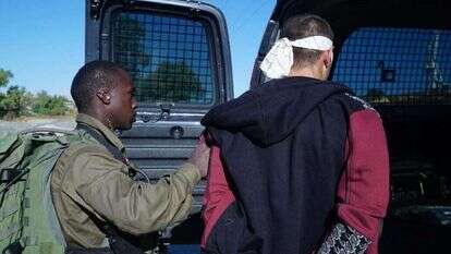 מעצר החשודים בפיגוע. | דובר צה"ל