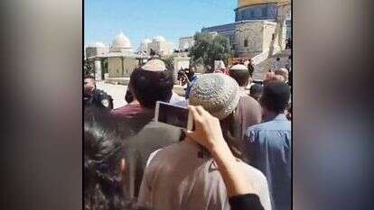 יהודים בהר הבית בצום תשעה באב, השבוע. | ארנון סגל