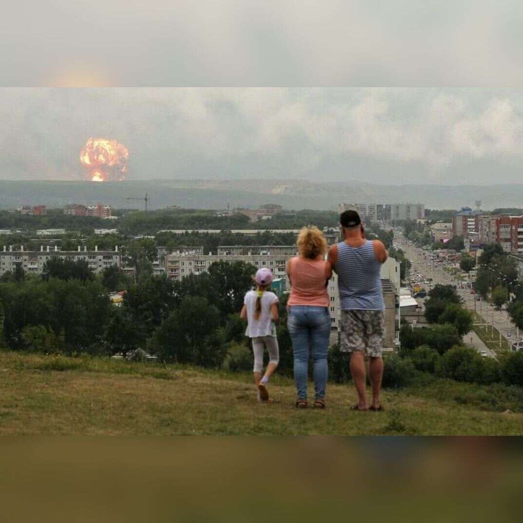 פיצוץ גרעיני ברוסיה. | EPA