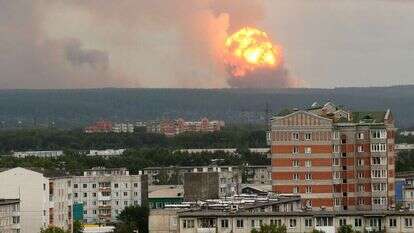 הפיצוץ הגרעיני ברוסיה. | EPA