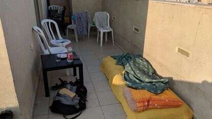 על גג בניין בתל אביב