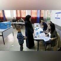 לא שטח פרטי. קלפי בטייבה בבחירות האחרונות. | AFP