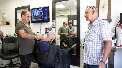 דניאל פלוביאן ויהורם מגן. | יוסי אלוני