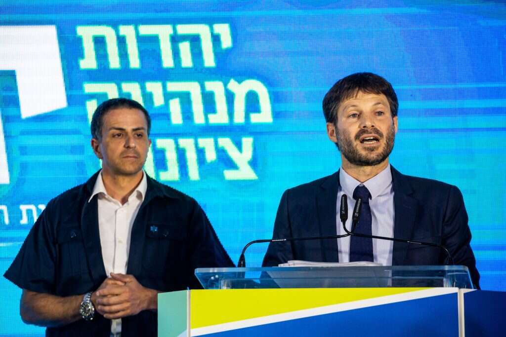 בצלאל סמוטריץ' בהשקת הקמפיין של 'ימינה'. | אבישג שאר-ישוב