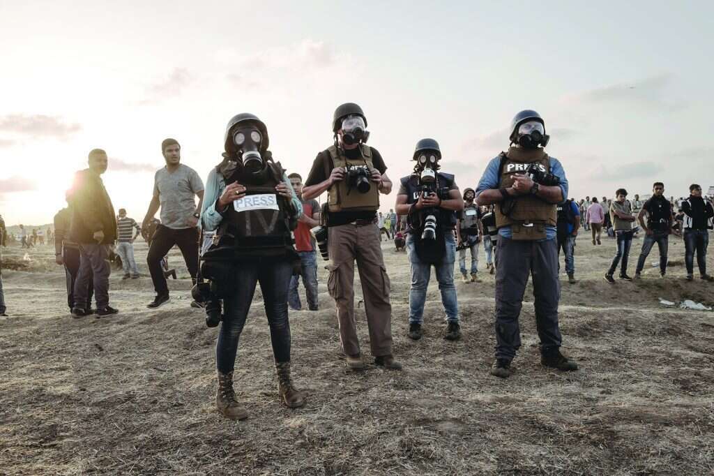 מהומות בגדר עזה. | גטי אימג'ס