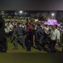 יו"ר הימין החילוני רון קובי בהופעה הנפרדת בעפולה. | גיל אליהו - ג'יני