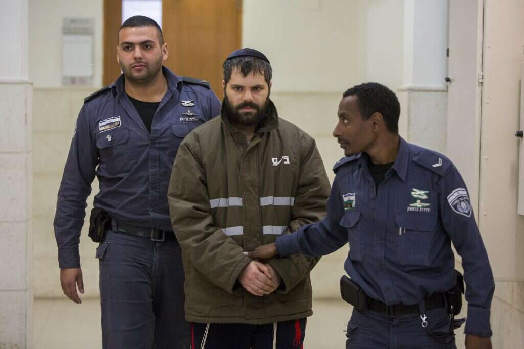 יוסף חיים בן־דוד מובא למשפט בבית המשפט המחוזי בירושלים. | יונתן זינדל, פלאש 90