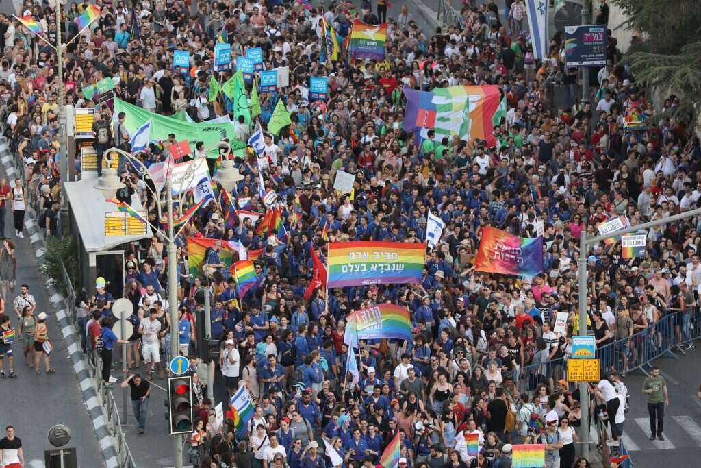 מצעד הגאווה בירושלים, ארכיון. | EPA