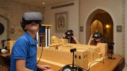 מציאות מדומה במוזיאון המוסיקה העברי בירושלים. | איתי נדב