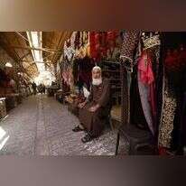 מחכים לנתניהו. השוק בחברון. | EPA