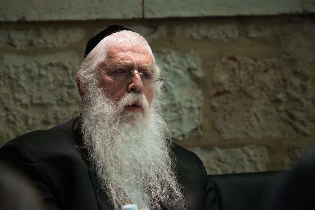 ח"כ מאיר פרוש איתו מזוהה עיתון "המבשר". | אורן בן־חקון