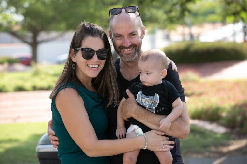 ברק פכטר ונועה עמית. | יוסי אלוני