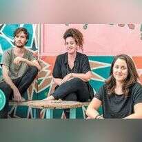 תנועת תרבות - גרעין האומנים בשוק הישן בעפולה. מימין: הדס גולדמן, גילי ברק ודימה טרשצ'נקו. | גיל אליהו, ג'יני