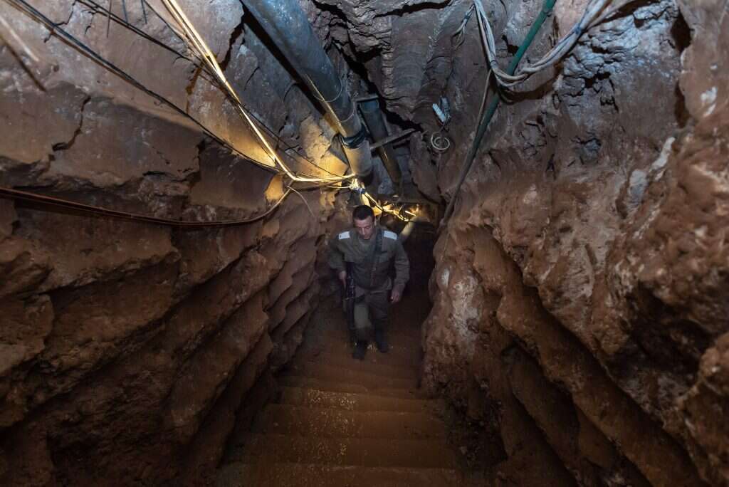 מנהרת חיזבאללה שנהרסה בידי צה"ל במסגרת מבצע "מגן צפוני". | אייל מרגולין, ג'יני