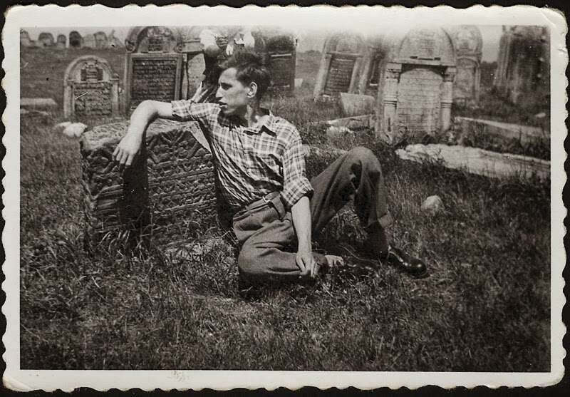 בית העלמין היהודי באוסטרובייץ' בשנות החמישים. | באדיבות הארכיון J-nerations