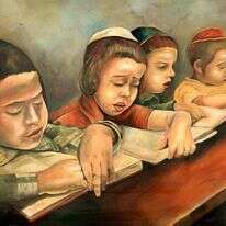 המדינה מציבה את דרישותיה החינוכיות כגוף שעיקרו הוא פיננסי. את הערכים יש להותיר לקהילות. ציור: מנוחה ינקלביץ, "תשב"ר", 2004