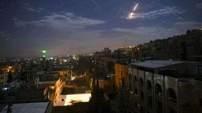 תקיפה בסוריה שיוחסה לחיל האוויר הישראלי, ינואר 2019. | AFP