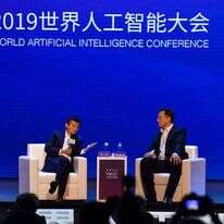 אילון מאסק וג'ק מא בשנגחאי, בסוף השבוע. | AFP