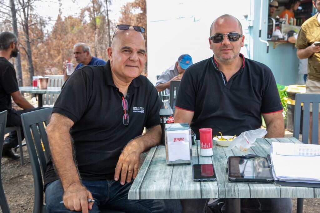 צפי לפיד ובני טביליה. | יוסי אלוני