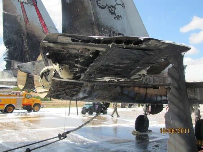 מטוס אף־15 "122", לפני השיקום. | דו"צ