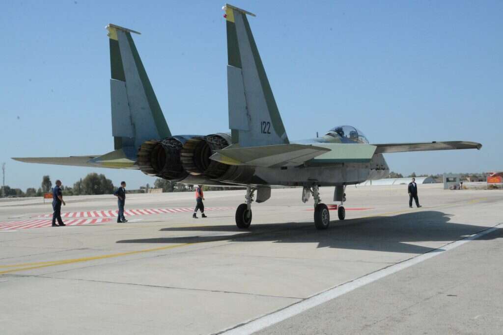 מטוס אף־15 "122", אחרי השיקום. | דו"צ