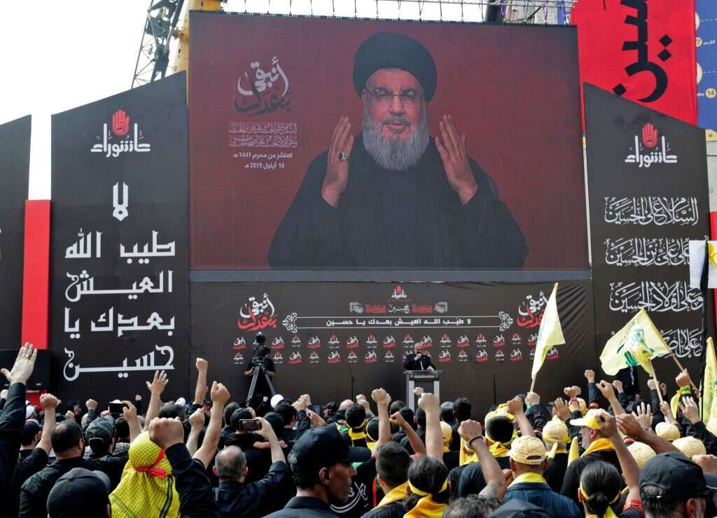 נאומו של נסראללה משודר ביום העשורא | AFP